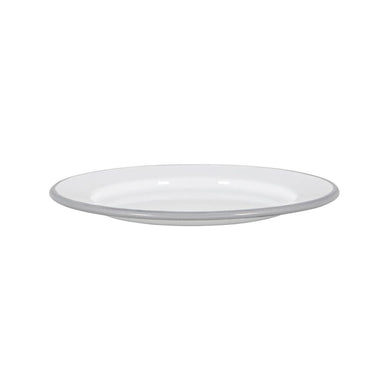 White Enamel Side Plate Tableware 20cm Hire